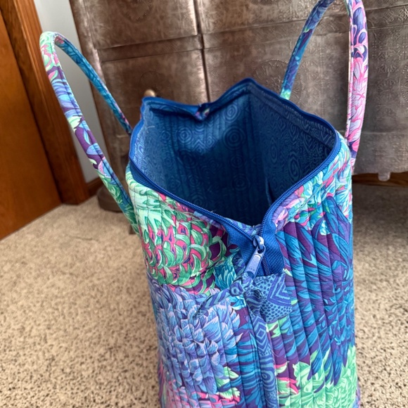 Poppins Bag in Kaffe Fassett Chrysanthemum Fabric - Picture 5 of 6